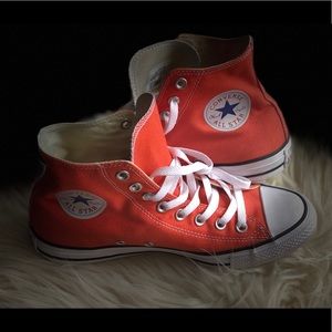 Orange Converse